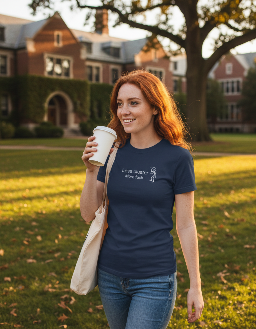 Less Cluster. / More Fuck.