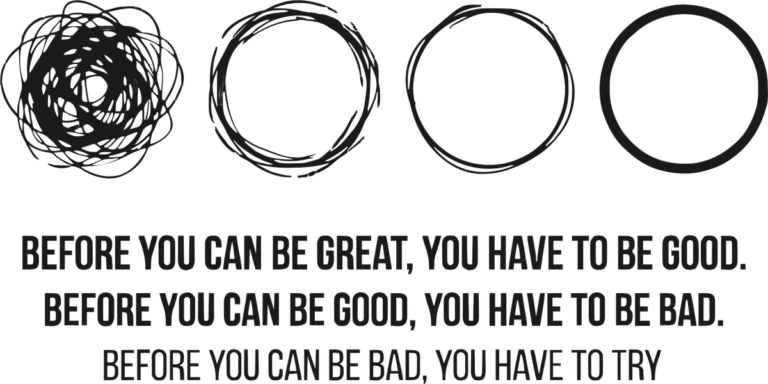 Before You Can Be Great, the print