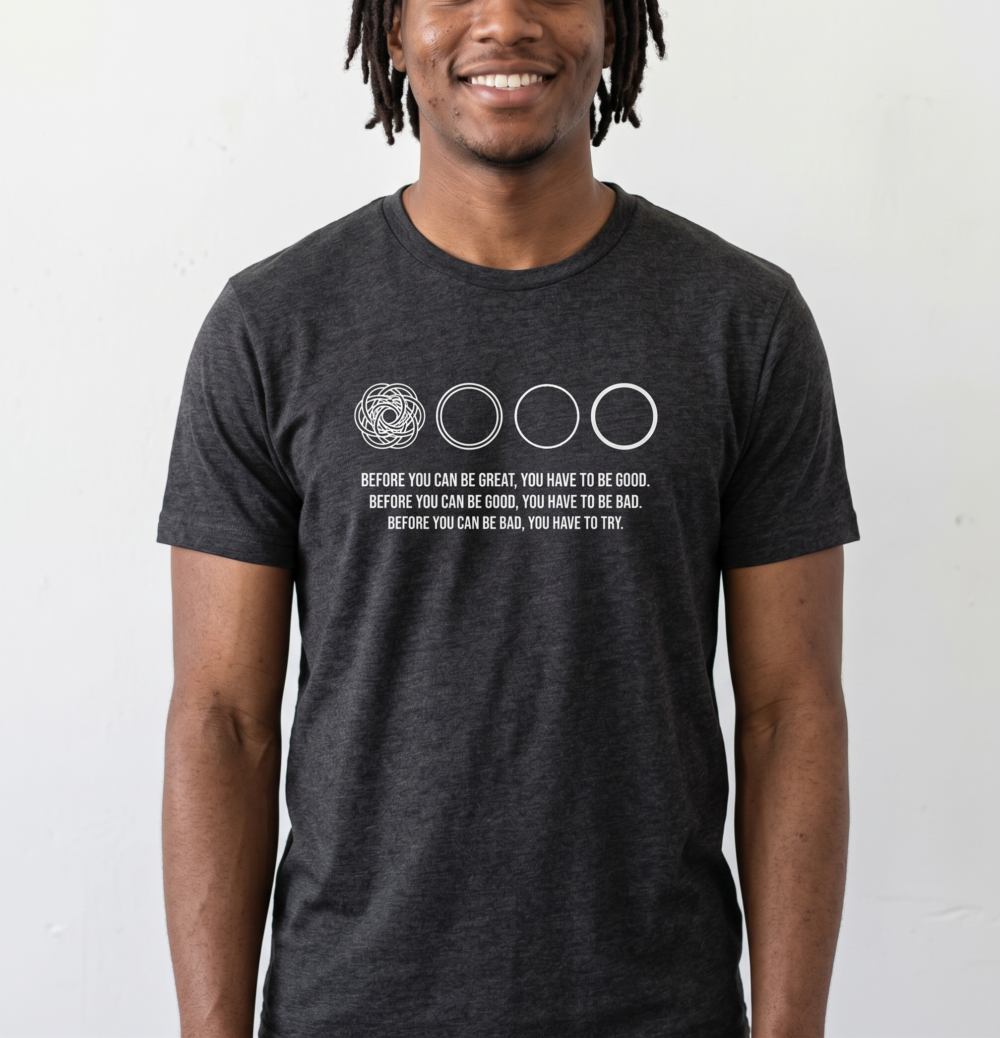 Before You Can Be Great — minimal dark grey heather 20260925 064604
