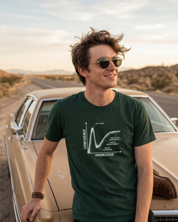 Dunning Kruger Effect — road trip forest green 20260925 065202