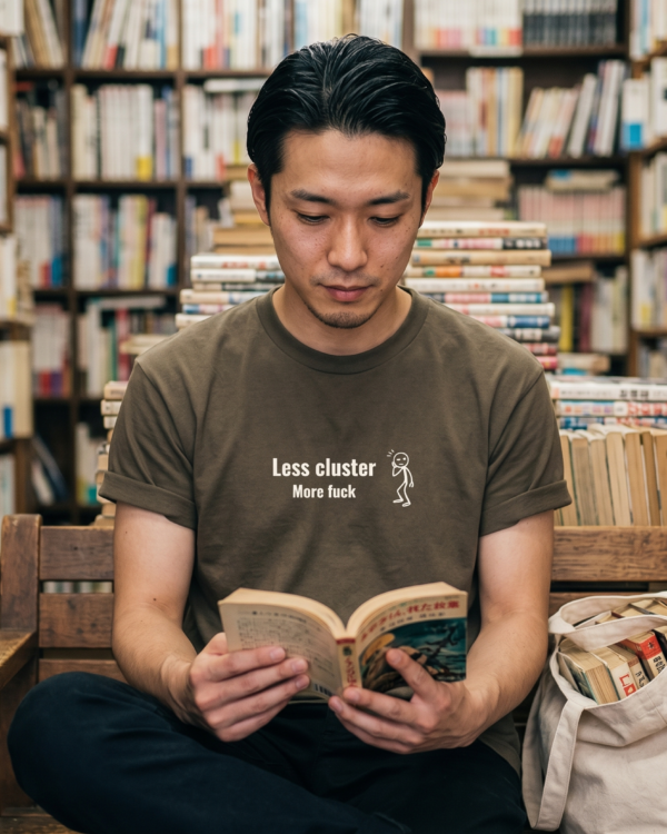 Less Cluster. / More Fuck. – Sarcastic Bella+Canvas Tee — geeky army 20260925 064636