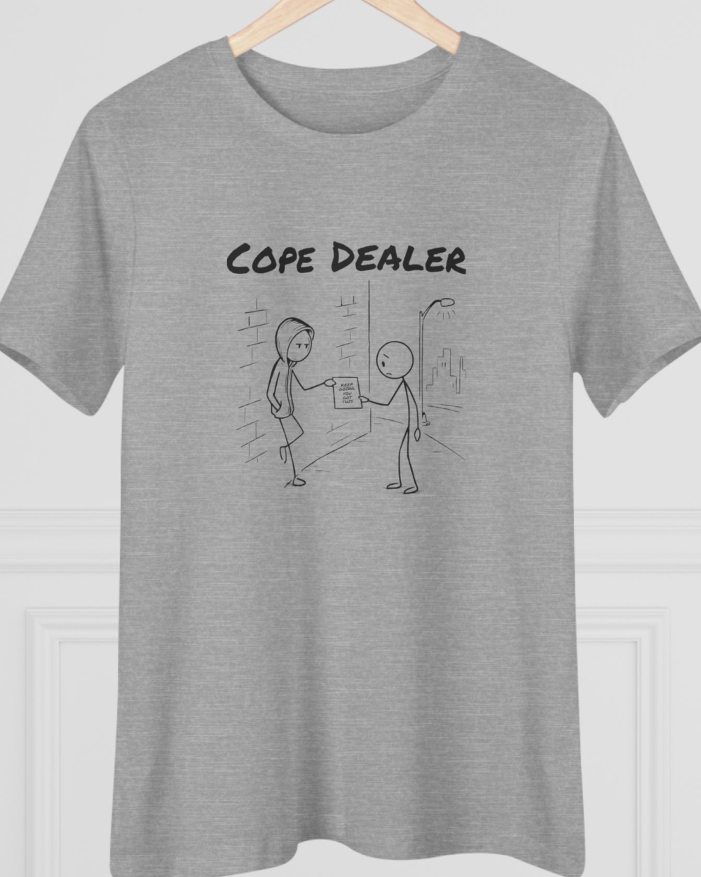 Cope Dealer, Women's Tee — hero heather gray 20261003