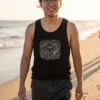 All Seeing Eye Botanical, Tank Top — beach black 20261004 034940