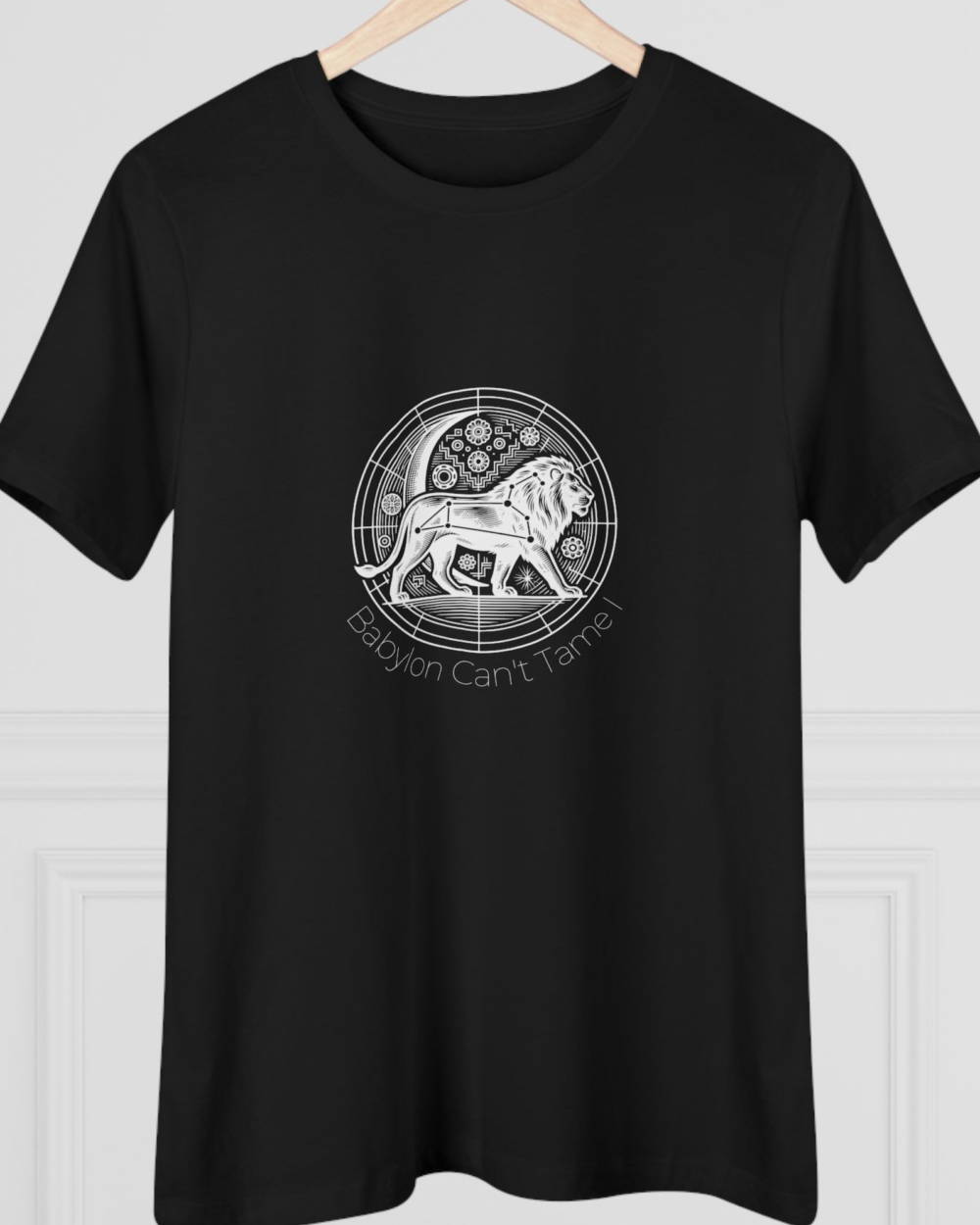 Babylon Striding Lion, Women's Tee — hero black 20261002