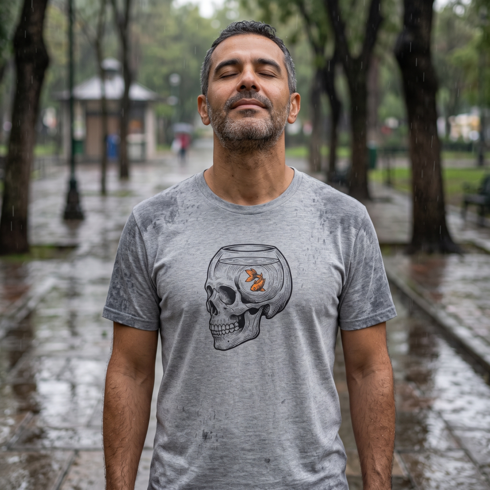 Be a goldfish — rainy day heather gray 20261012 014922