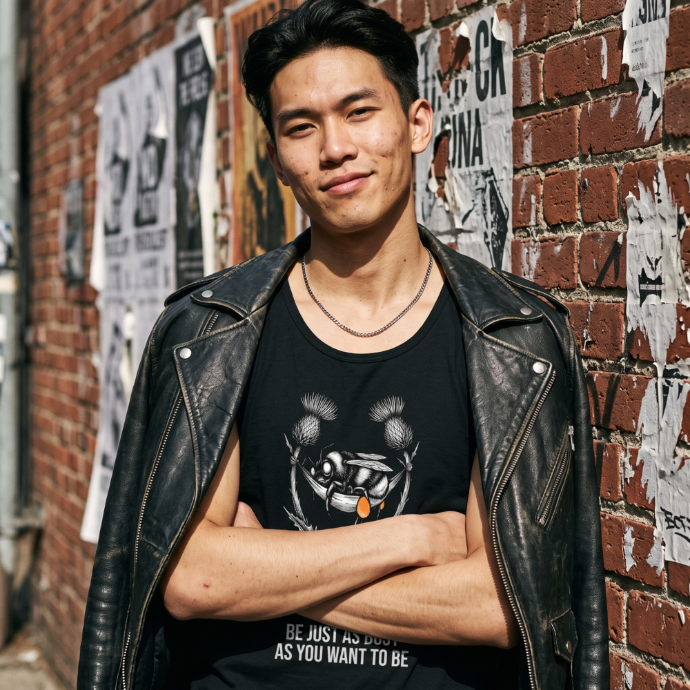 Be Just as Busy, Tank Top — punk black 20261008 050741