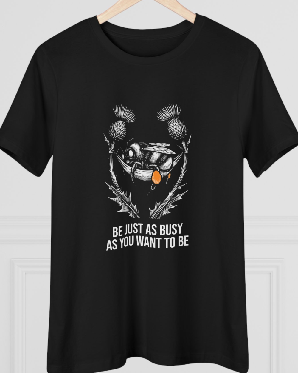 Be Just as Busy, Women's Tee — hero black 20261007