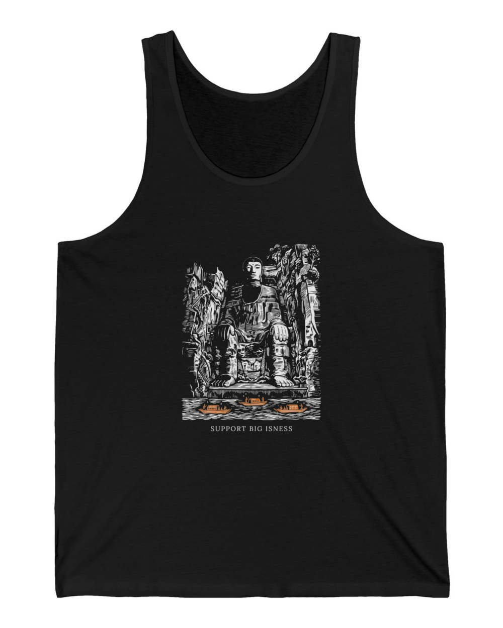 Support Big Isness, Tank Top — hero black 20261010