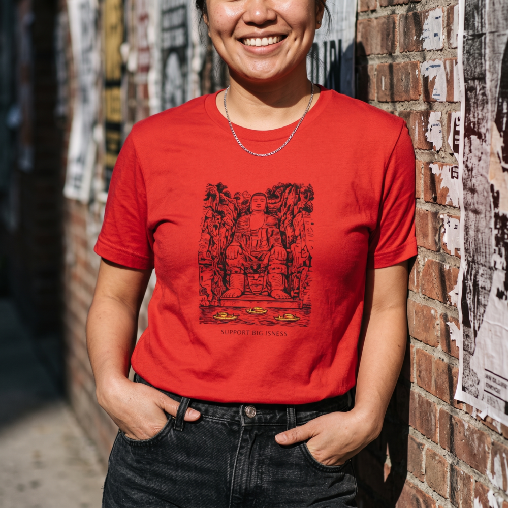 Support Big Isness, Women's Tee — punk red 20261011 192421