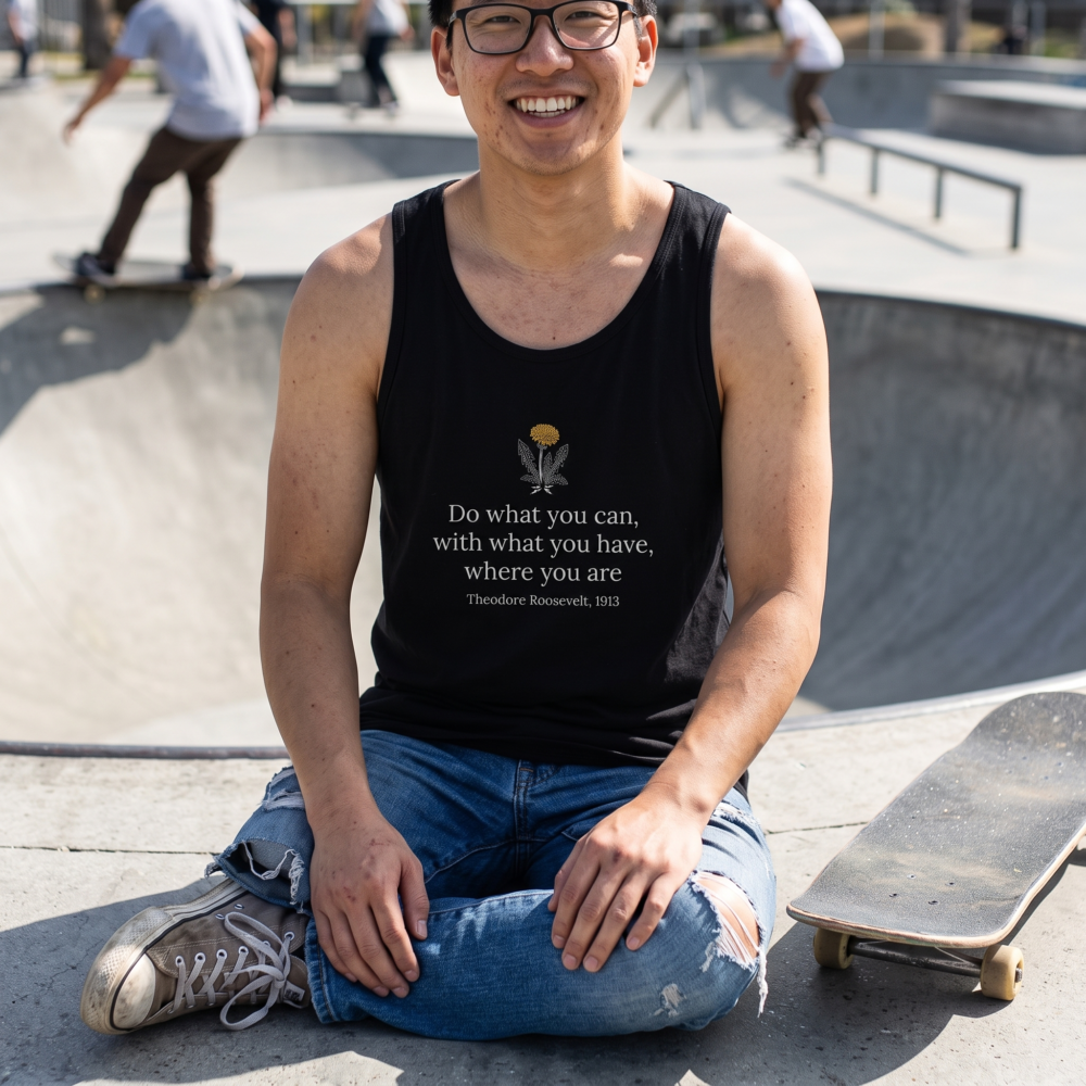Do What You Can, Tank Top — skatepark black 20261012 164038