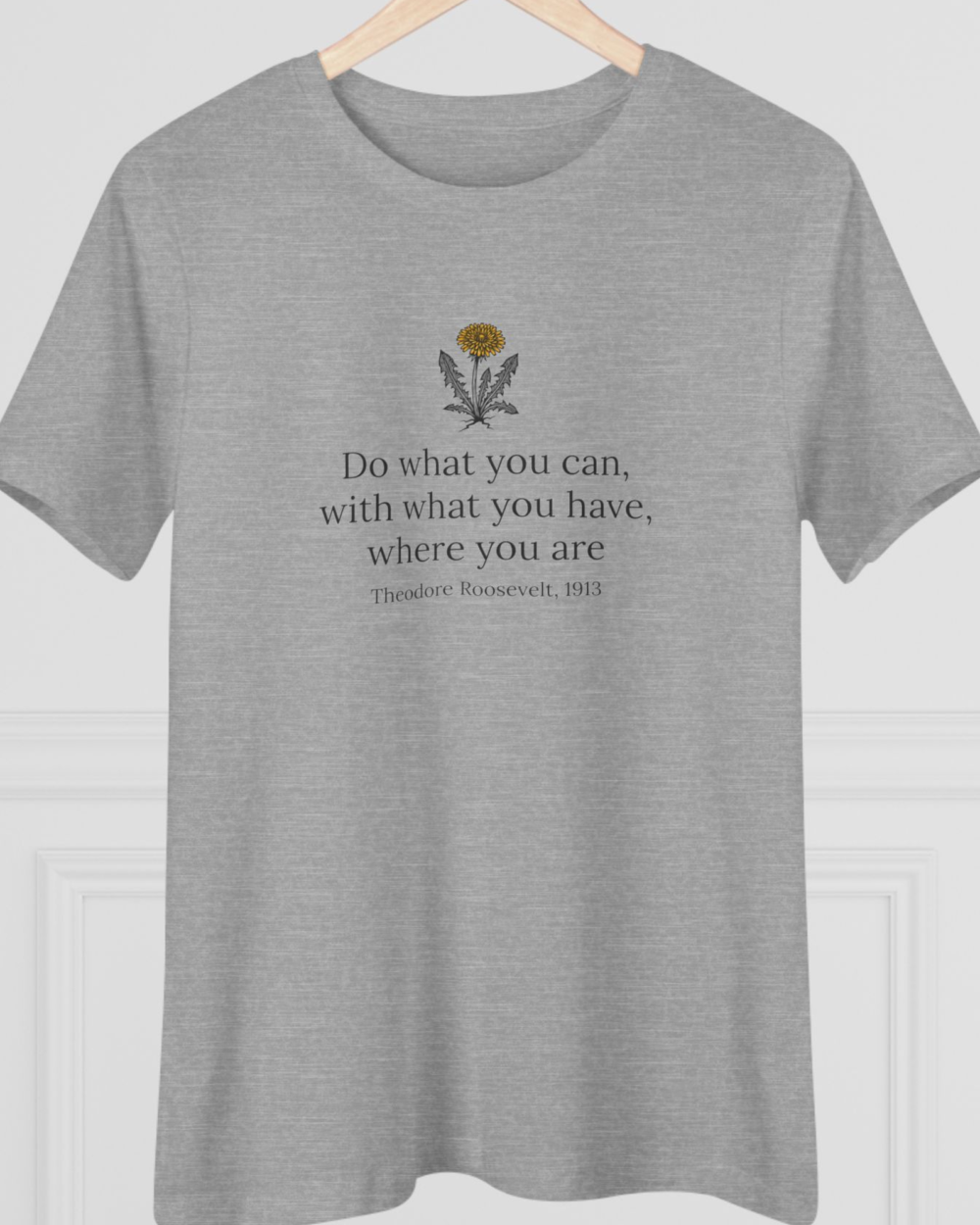 Do What You Can, Women's Tee — hero heather gray 20261012