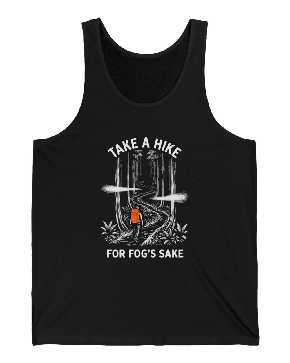 For fog's sake, Tank Top — hero black 20261004