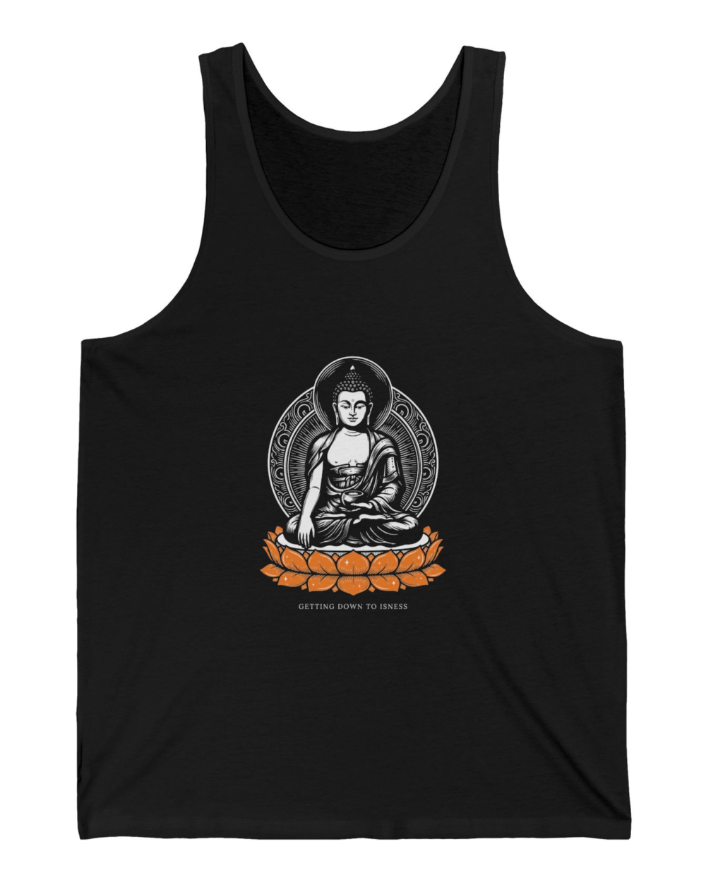 Getting Down to Isness, Tank Top — hero black 20261010