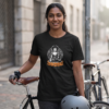 Getting Down to Isness, Women's Tee — bike messenger black 20261011 192324