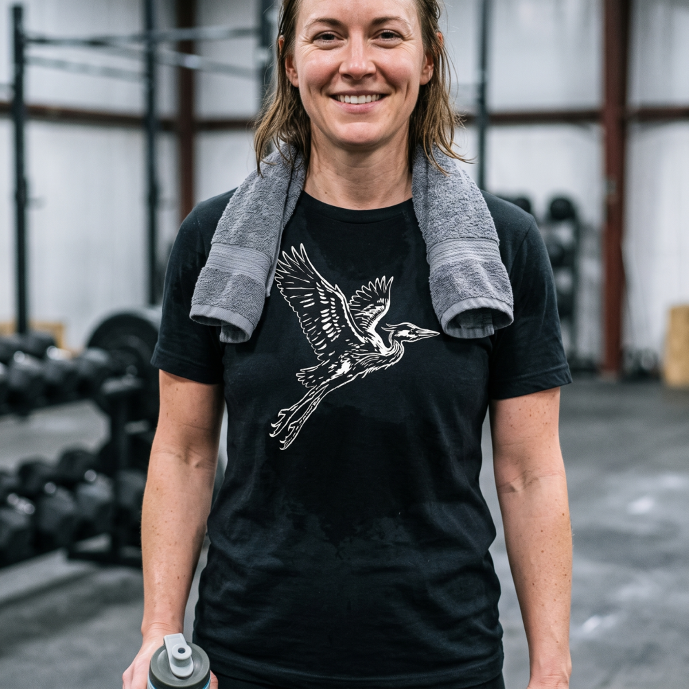Great Blue Heron — gym black 20261004 170052