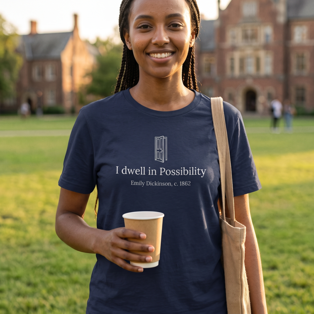 I Dwell in Possibility — preppy navy 20261012 173103