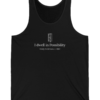 I Dwell in Possibility, Tank Top — hero black 20261012