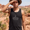 I Exist as I Am, Tank Top — desert black 20261012 170916