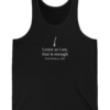 I Exist as I Am, Tank Top — hero black 20261012