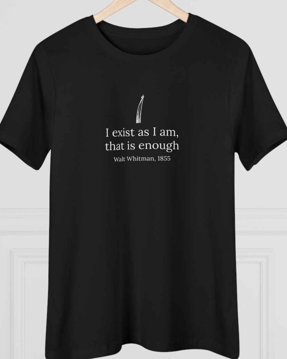 I Exist as I Am, Women's Tee — hero black 20261012