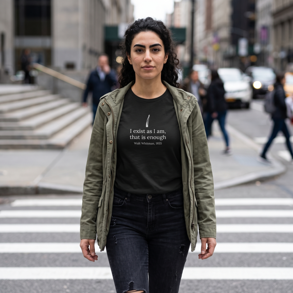 I Exist as I Am, Women's Tee — urban cool black 20261012 170854