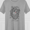 I fucking love / humans, Women's Tee — hero heather gray 20261004