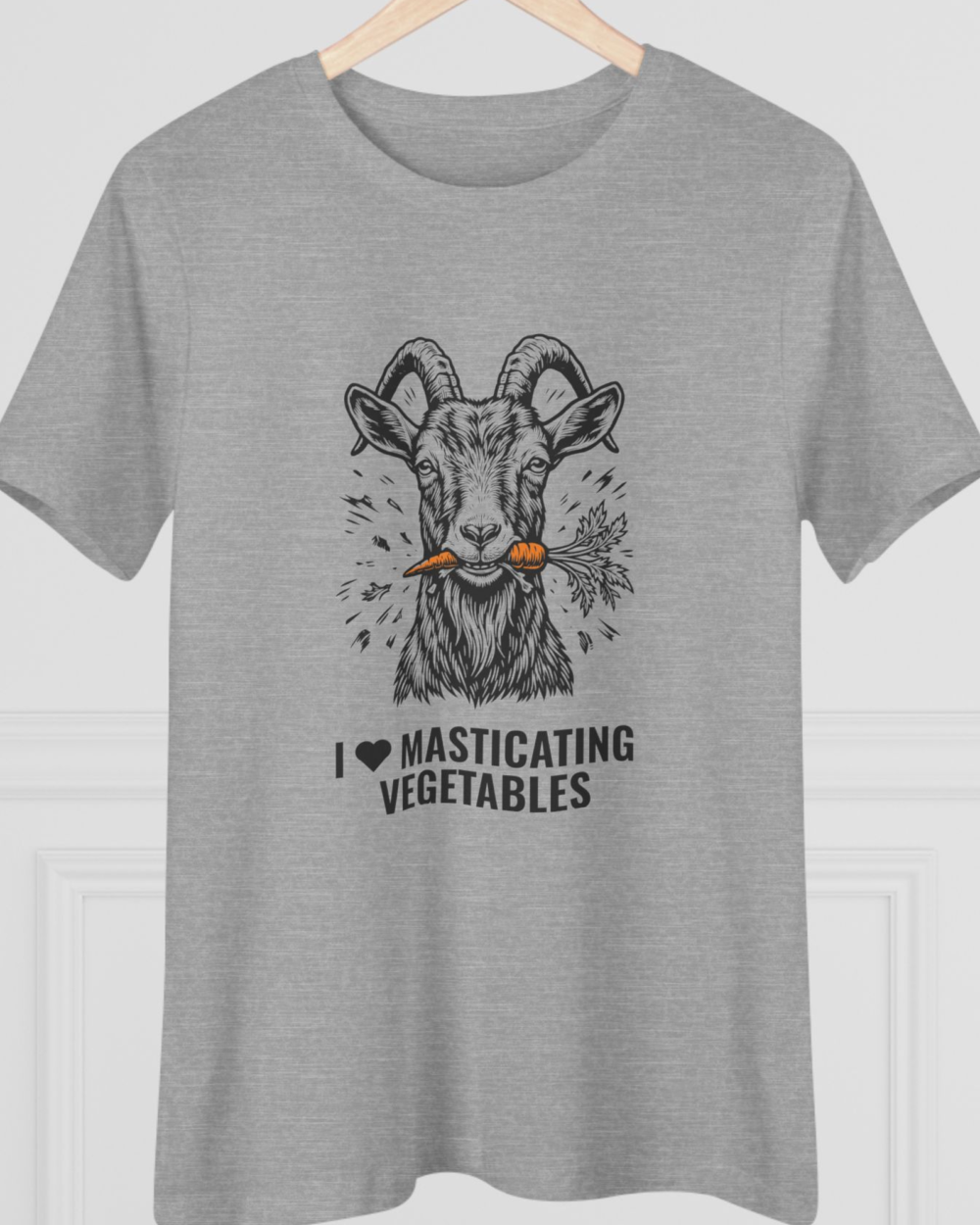 I Heart Masticating Vegetables, Women's Tee — hero heather gray 20261005