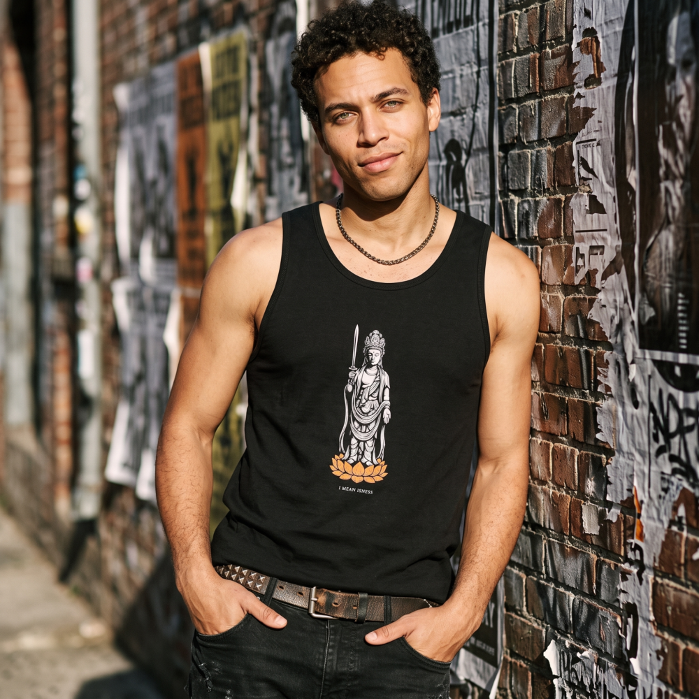 I Mean Isness, Tank Top — punk black 20261011 192440
