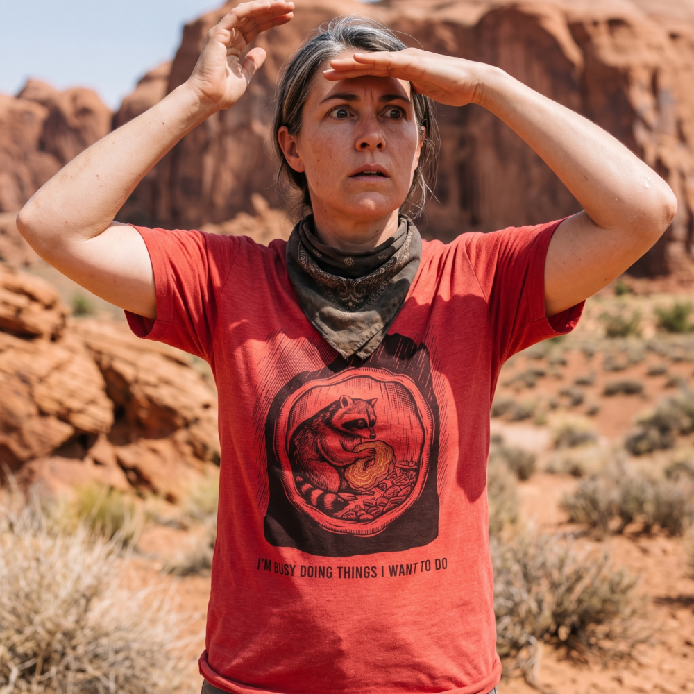 I'm busy doing things I want to do — desert red 20261005 214805