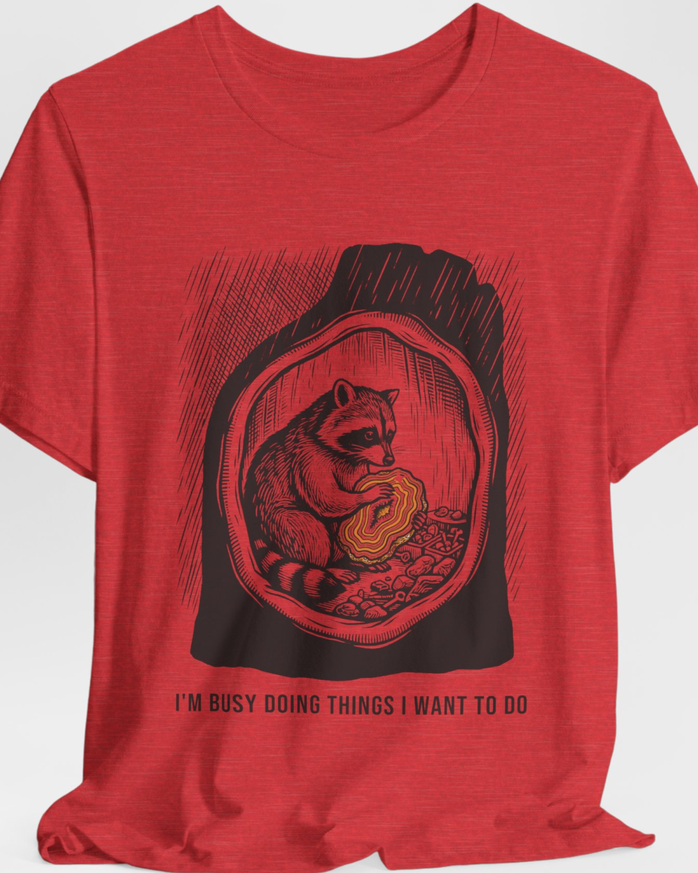 I'm busy doing things I want to do — hero red 20261005