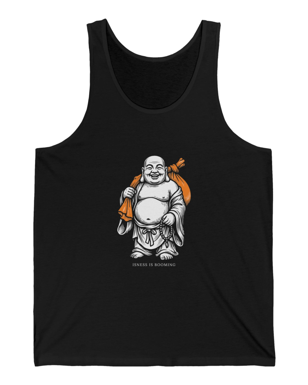 Isness Is Booming, Tank Top — hero black 20261010