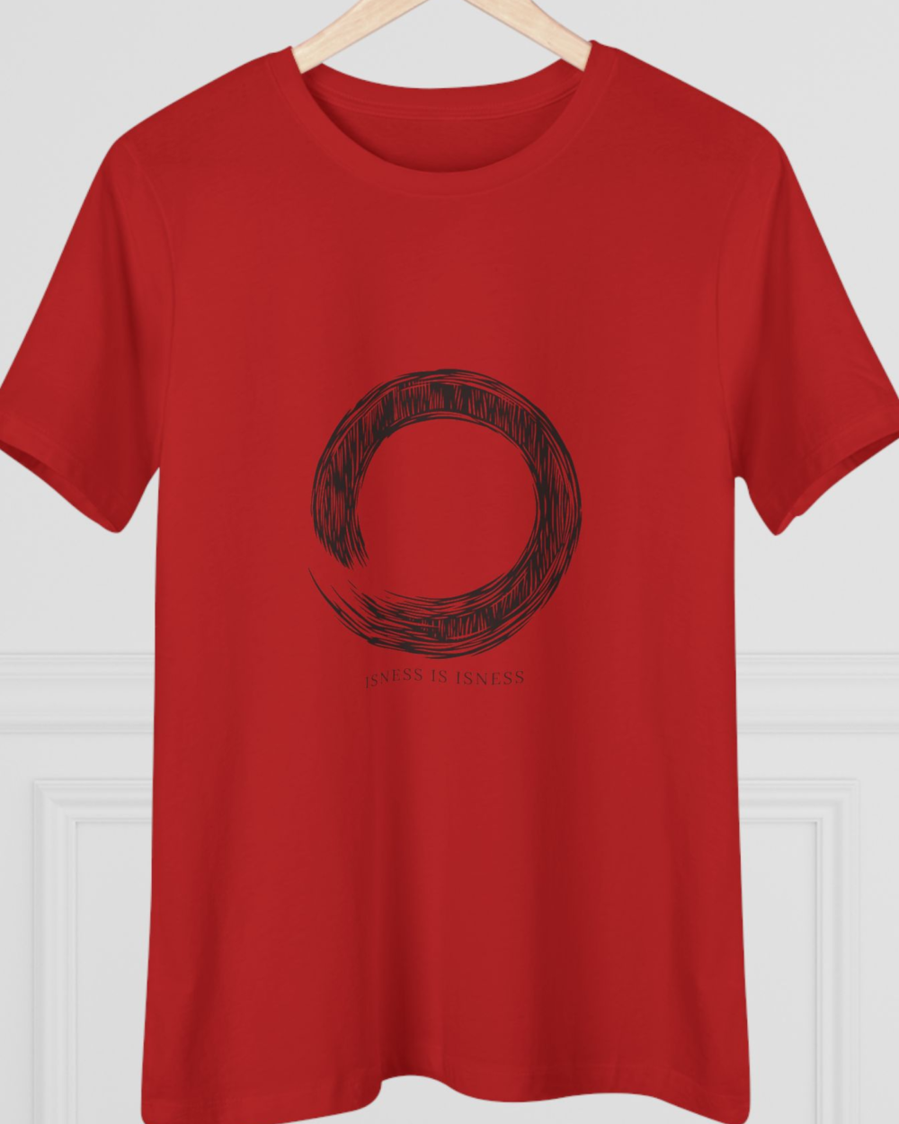Isness Is Isness, Women's Tee — hero red 20261010