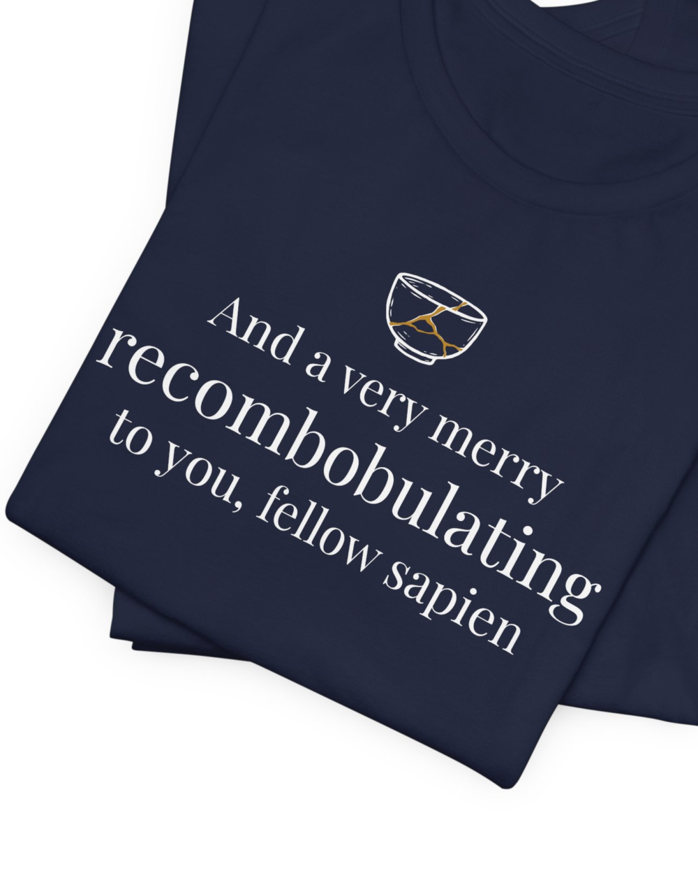 Merry Recombobulating Fellow Sapien — hero navy 20261011