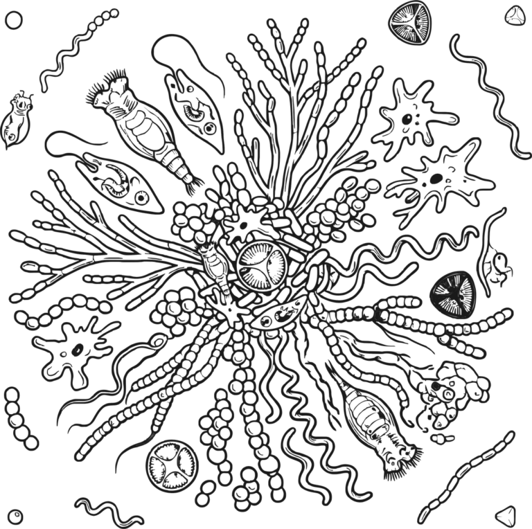 Microbial Ecosystem v3, the print