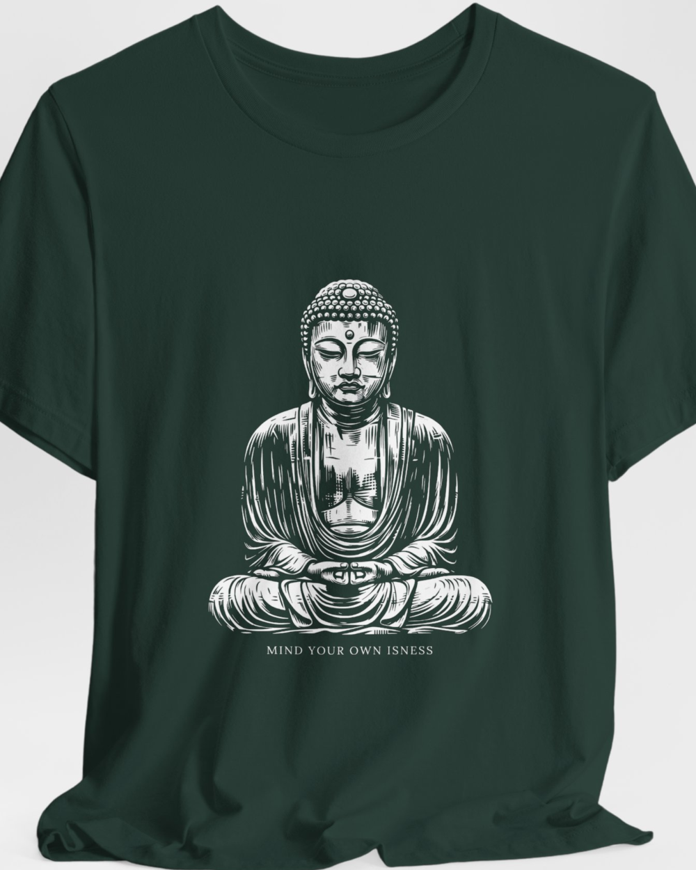 Mind Your Own Isness — hero forest green 20261010