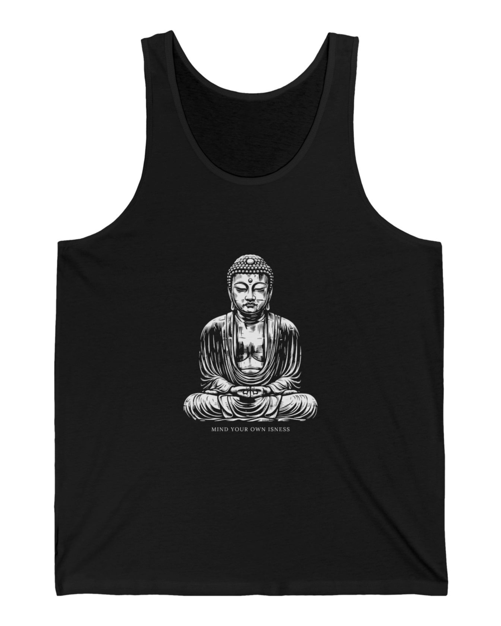 Mind Your Own Isness, Tank Top — hero black 20261010