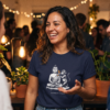 Monkey Isness, Women's Tee — house party navy 20261011 065413