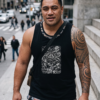 Mushroom Triskelion (Dark), Tank Top — urban_cool-black-20261004-040925-617889 Mushroom Triskelion (Dark), Tank Top — urban cool black 20261004 040925