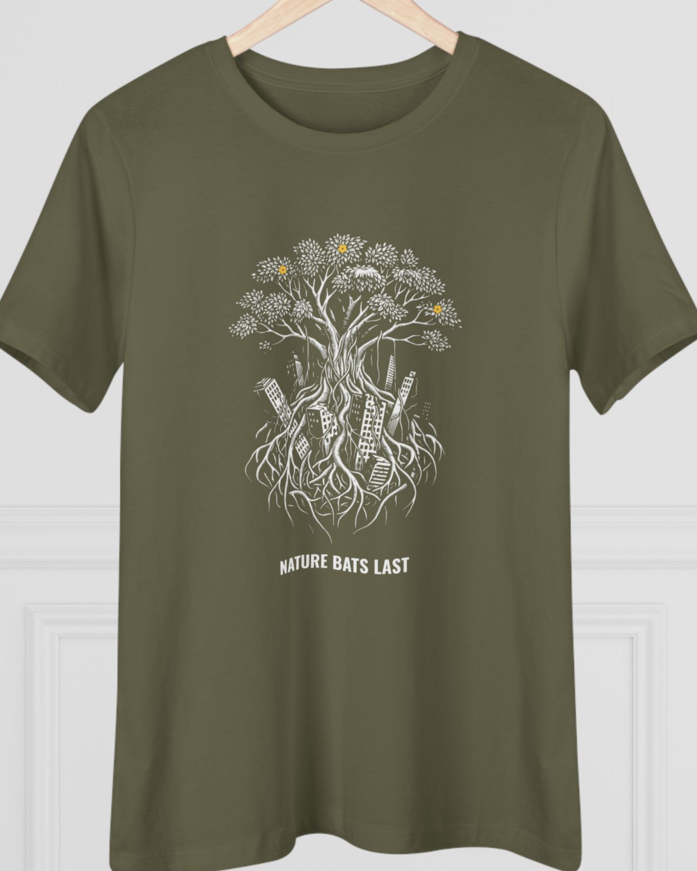 Nature Bats Last, Women's Tee — hero forest green 20261004