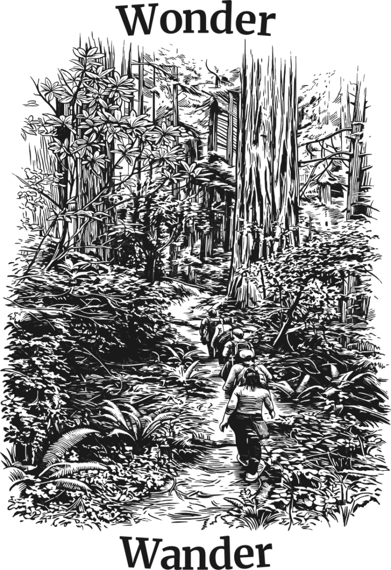 Nature hike, the print