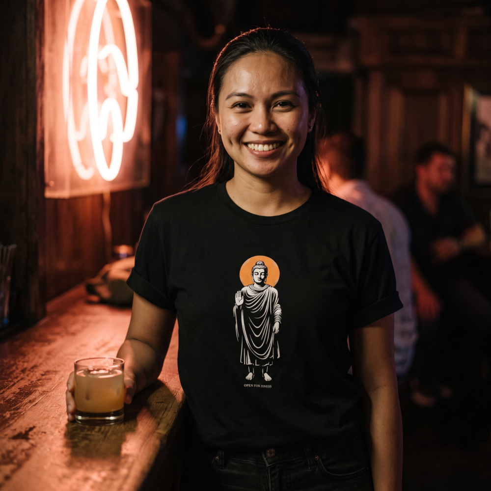 Open for Isness, Women's Tee — noir black 20261011 184916