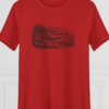 PNW Coastline, Women's Tee — hero red 20261003