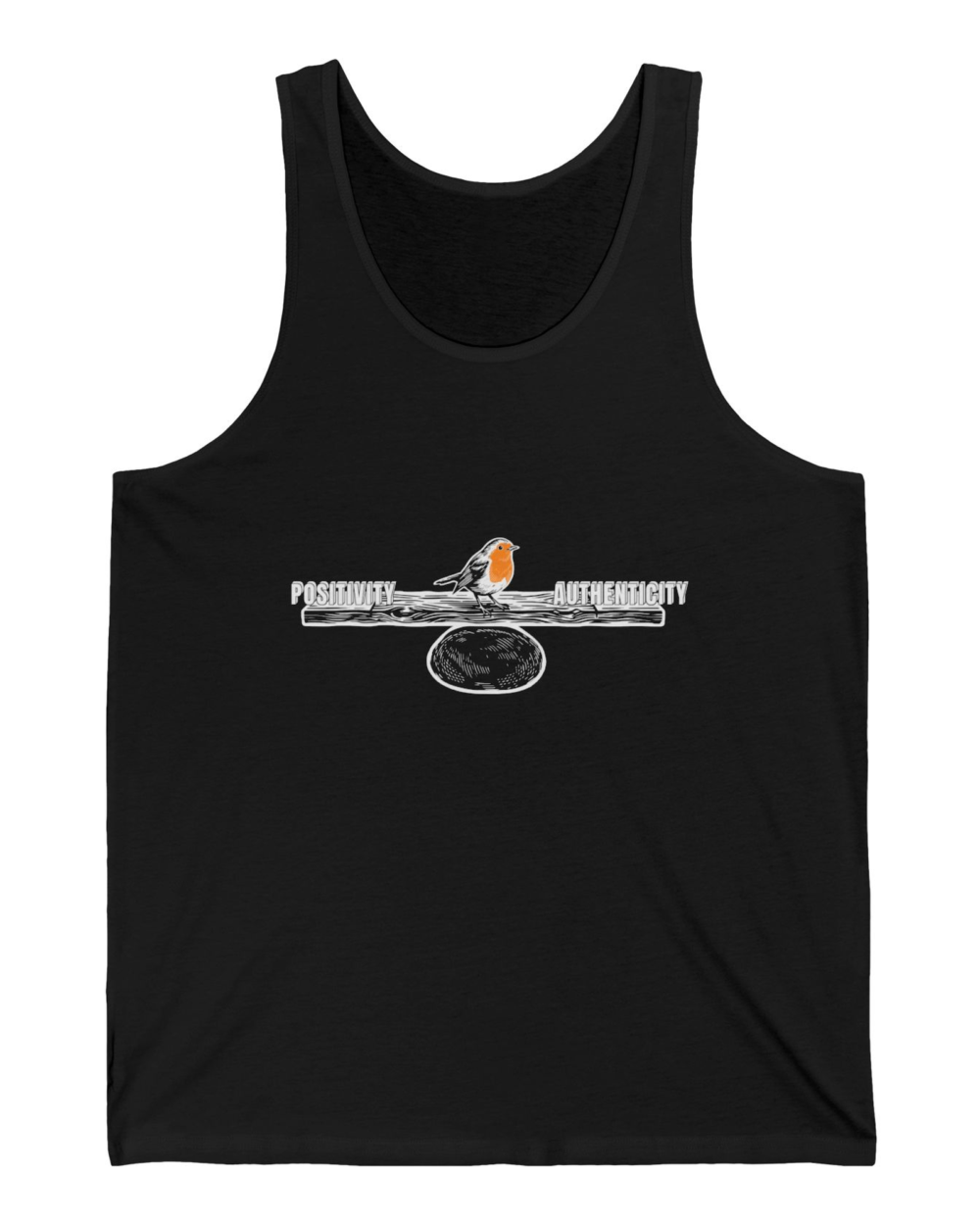 Positivity / Authenticity, Tank Top — hero black 20261007
