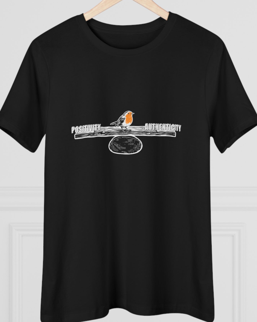 Positivity / Authenticity, Women's Tee — hero black 20261007