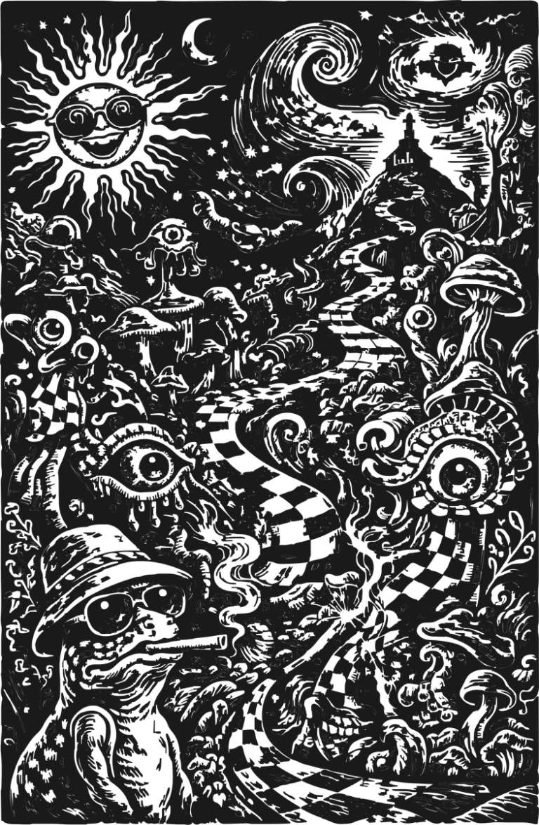 Psychedelic Journey, the print