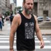Psychedelic Journey, Tank Top — urban cool black 20261004 042348
