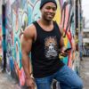Risky Isness, Tank Top — graffiti wall black 20261011 074601