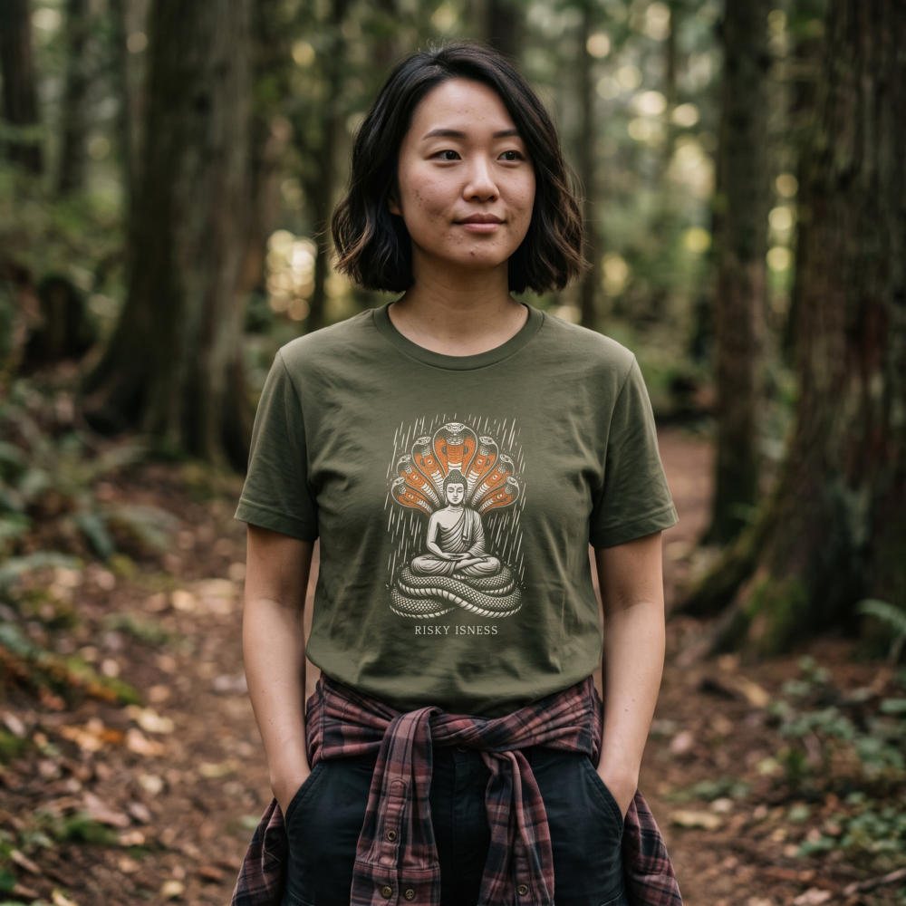 Risky Isness, Women's Tee — woodsy forest green 20261011 074540