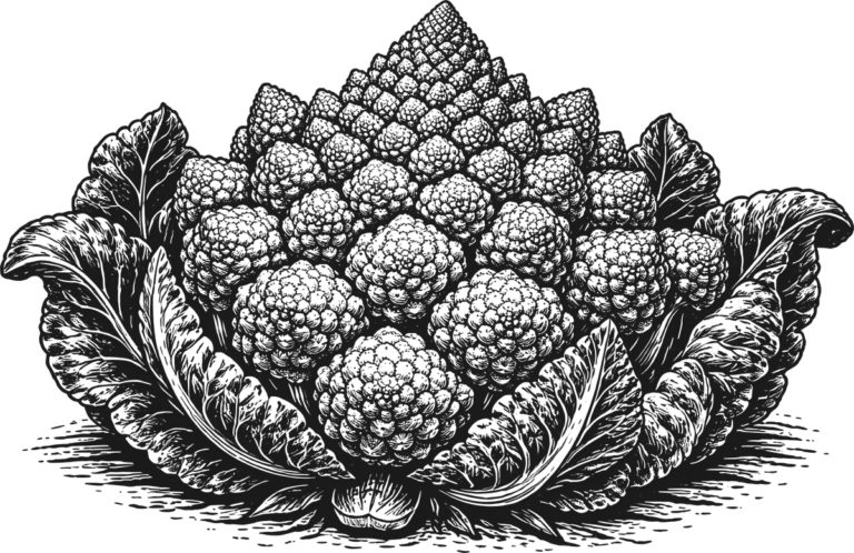 Romanesco Broccoli, the print