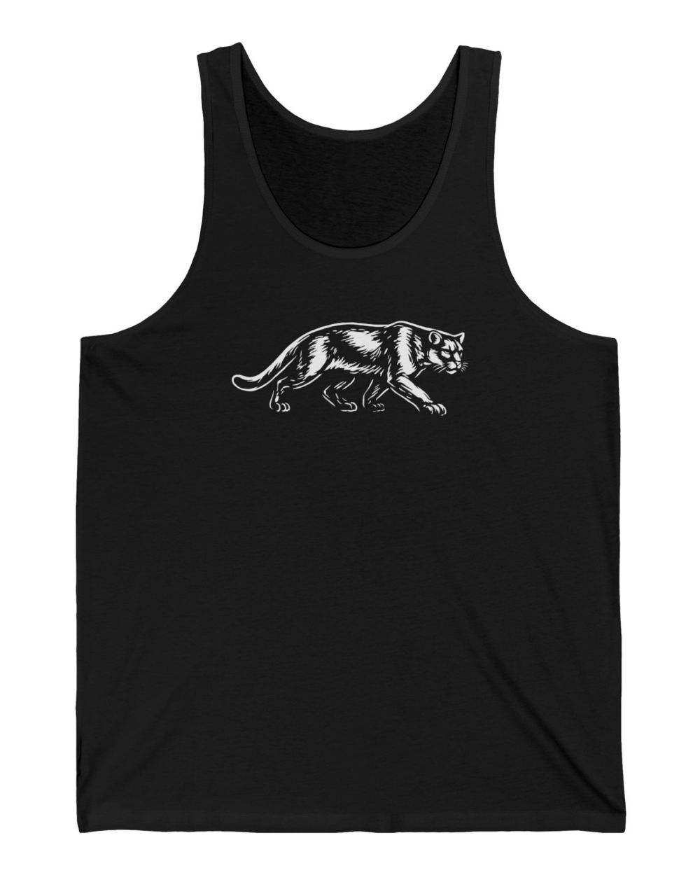 Stalking Cougar, Tank Top — hero black 20261003
